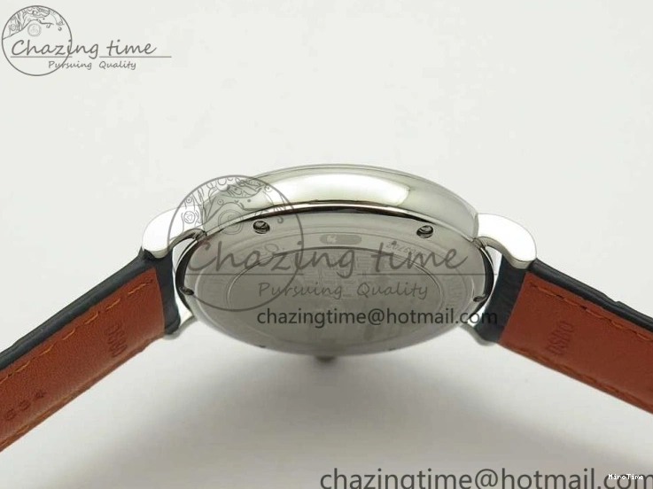 MIROTIME 0419 Portofino Automatic SS FKF 1:1 Best Edition Blue Dial on Blue Leather Strap A Cozy 7133